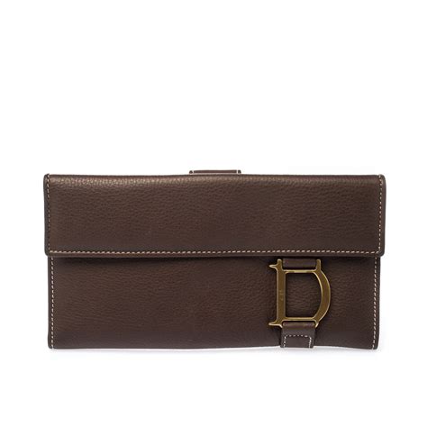 dior wallet brown|dior wallet women.